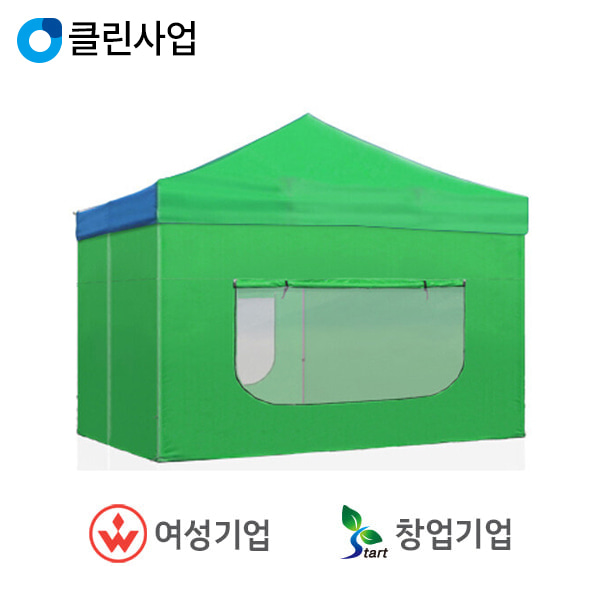 한국캐노피 스틸 캐노피 2mx2m(벽면포함 모기장)