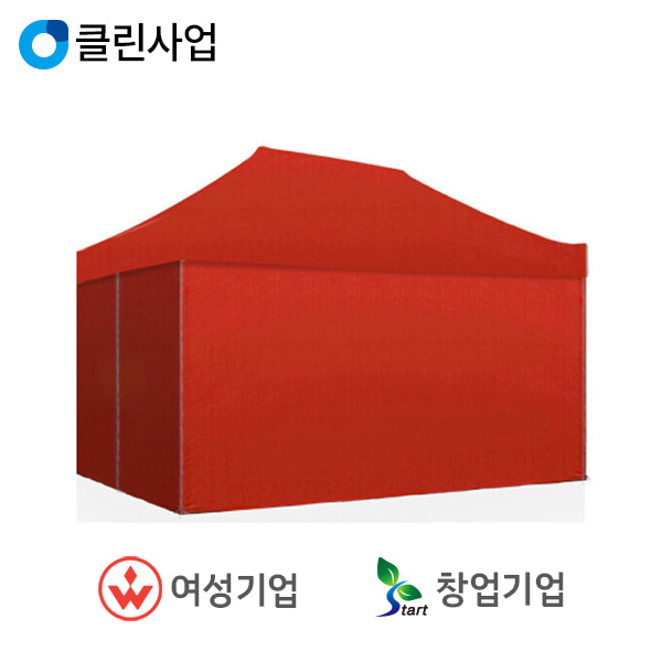 한국캐노피 스텐네스 캐노피 2mx3m(벽면포함 민자)
